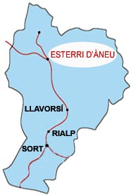 Resultat d'imatges de mapa esterri d'aneu